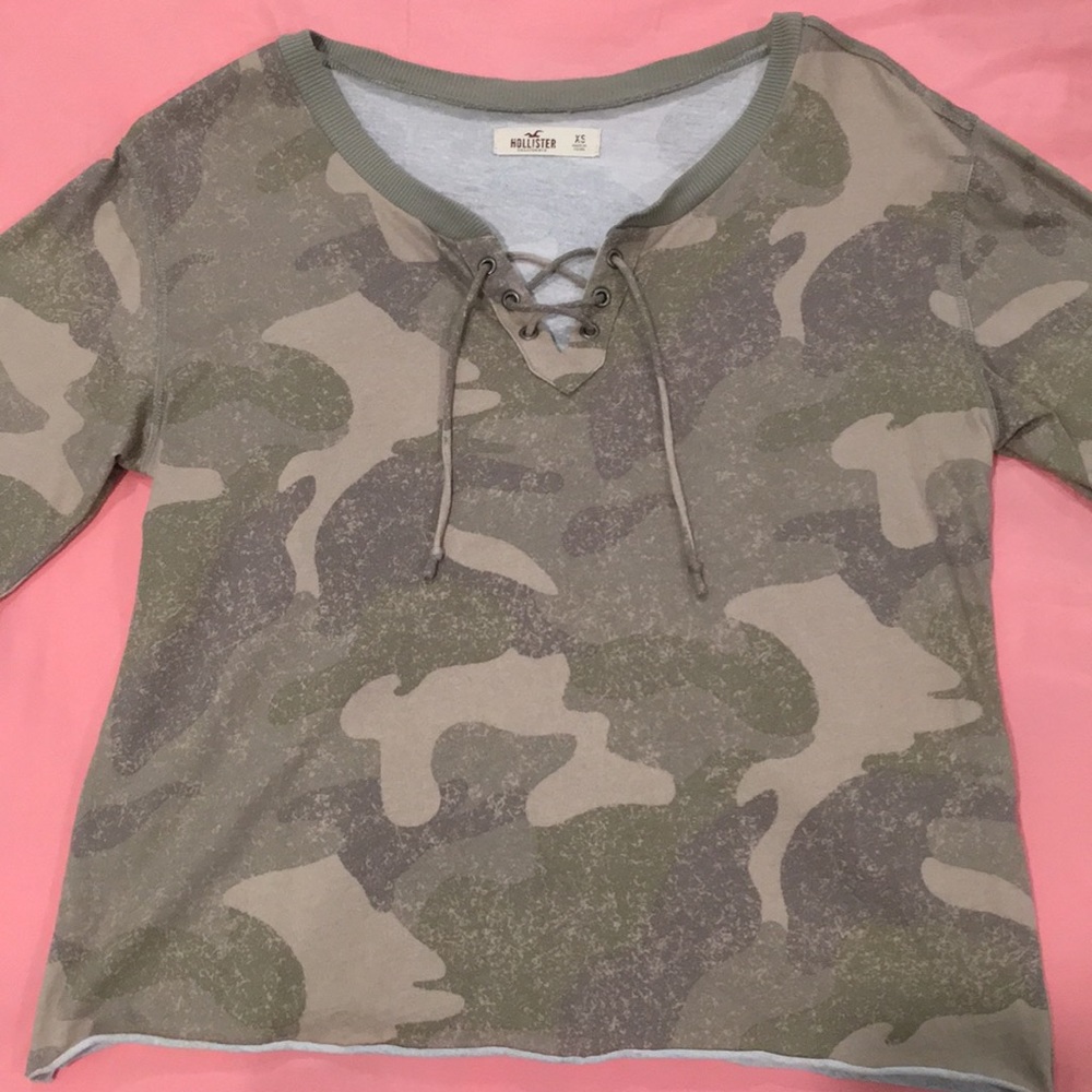 Hollister Lace Up Top